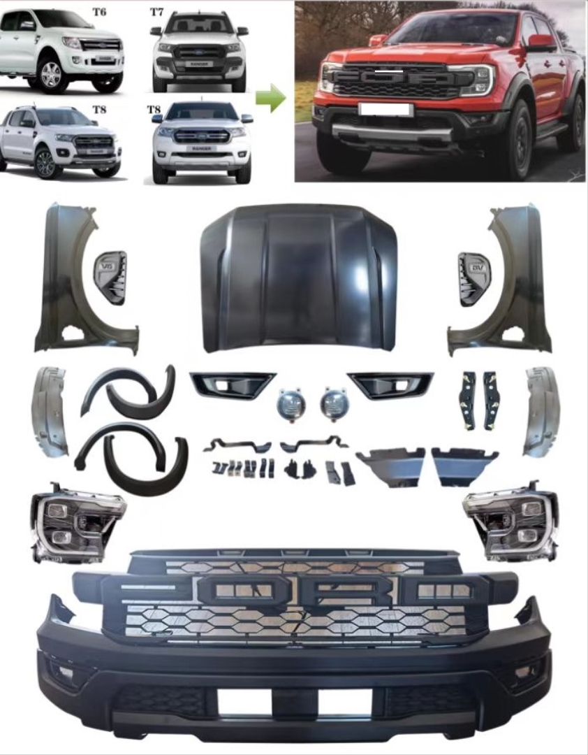 FORD 2012-2021 RANGER İÇİN 2022 RAPTOR GÖRÜNÜM FACELIFT BODY KIT